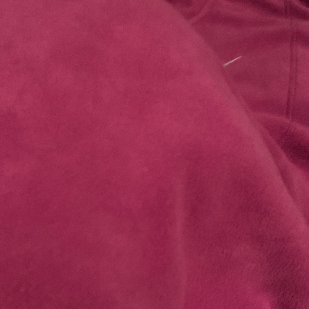 Nike One Therma-FIT Oversized 1/2 Zip Fleece Med Pink Women's/Magenta Sweatshirt - Picture 6 of 8
